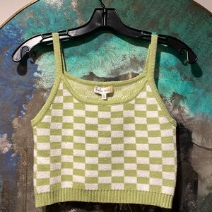 Urban outfitters cropped sweater tank